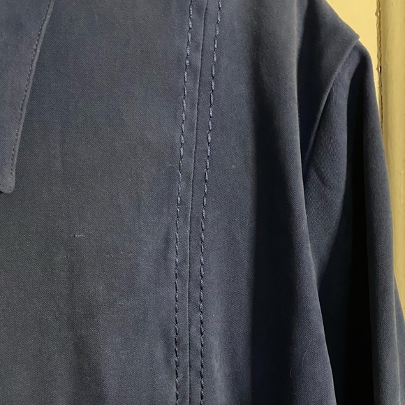 Faux Suade button up blouse - Picture 2 of 5